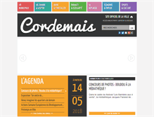 Tablet Screenshot of cordemais.fr